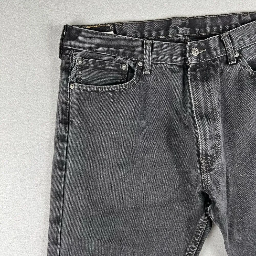 Levi’s 505 Jeans Men’s 40x32 Black Denim Regular‎ Fit Mid Rise Pants